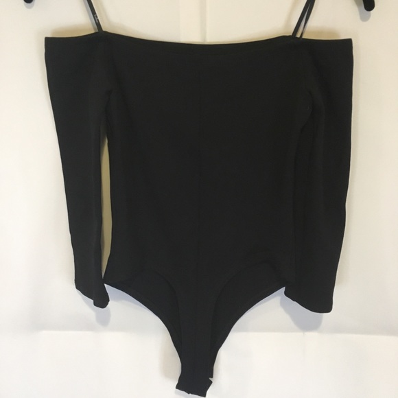 SOLD✔️1/13: Lulus Like a Bird Black Bodysuit - Picture 10 of 12